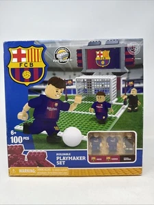 FC Barcelona Buildable Playmaker Set Leo Messi Luis Suarez Schiedsrichter Anzeigetafel - Bild 1 von 6