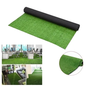 10M Artificial Grass Garden Turf Offcut Roll End Realistic Lawn Fake Carpet Mat - Picture 1 of 18