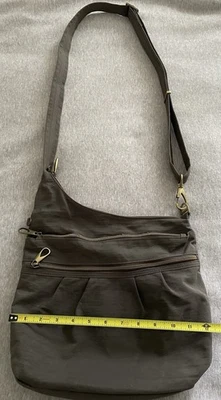 Travelon Anti-theft Signature 3 Compartment Crossbody Bag Tan - Image 1 of 4