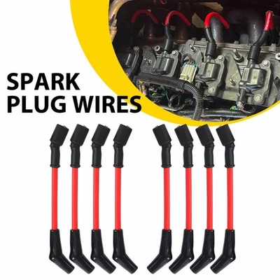High Heat Spark Plug Ignition Wires Set 10.5 mm Fit For LS1 LS2 LS3 LS6 LS7 LSx - Image 1 of 4