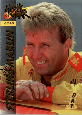 1995 Wheels High Gear Day One Gold #15 Sterling Marlin - RAC - Image 1 of 2