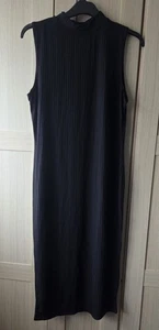 Plus Size Womens Black Sleeveless Bodycon Dress UK 20 - Picture 1 of 5