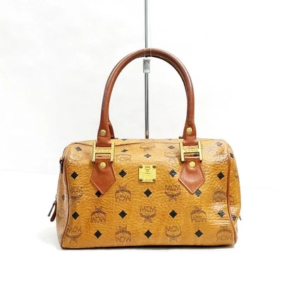 MCM Hand Bag Brown PVC 453436 - Image 1 of 4
