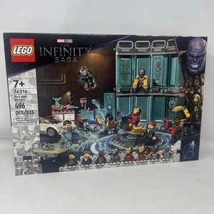 Lego 76216 IRON MAN ARMORY Set NEW SEALED Whiplash AVENGERS Hall of Armor - Picture 1 of 8