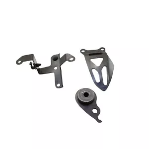 SUZUKI GSXR600 GSXR750 2011-2022 SOPORTE MONTAJE TALÓN PROTECTOR NEGRO RECTO - Imagen 1 de 6
