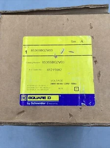 HOUSTON LAGER NEU SQUARE D 8536SBG2V03 MOTORSTARTER SBG 18A 600V KOSTENLOSER VERSAND - Bild 1 von 6