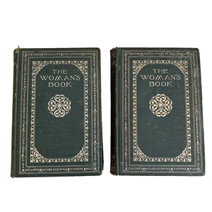 The Woman's Book Advice Instruction Volumes 1 and 2 Scribners 1894 Americana - Picture 1 of 18