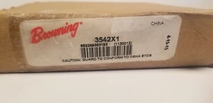 BROWNING 3542X1 FINISHED BORE ROLLER CHAIN SPROCKET SINGLE STRAND STEEL 42 - Picture 1 of 6