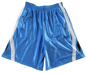 Pantalones Cortos Champion Dazzle Para Hombre L Grandes Baloncesto Brillante Brillo Logo Rayas Azul - Imagen 1 de 12