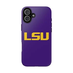 Funda de teléfono resistente LSU Tigers, ropa púrpura para fanáticos, cubierta deportiva de fútbol americano universitario - Imagen 1 de 108