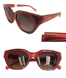 NWT Womens Sunglasses Lucky Brand SLBD146 Ruby/Brown $80.00 - Picture 1 of 8