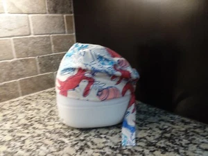 NEW!!! Surgical Scrub Hat  Handmade 100% Cotton  By the Sea  One size fits most  - Picture 1 of 2