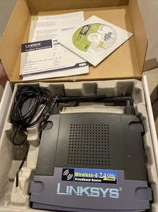 Linksys WRT54G Ver 6 – 54 Mbps 10/100 WLAN-G-Router mit 4 Ports - Bild 1 von 4