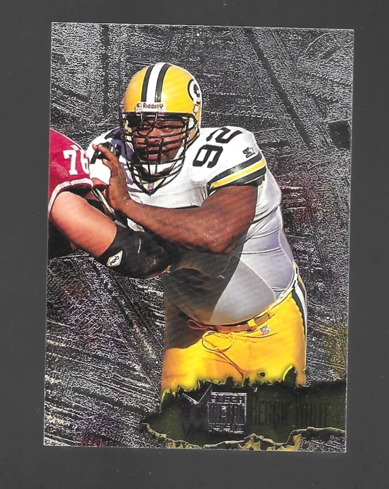1996 Fleer Metal #46 Reggie White Green Bay Packers - Image 1 of 1