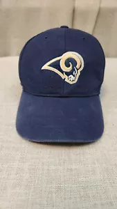 NFL St Louis LA Rams Logotipo de Fútbol Americano 47 Marca Sombrero Azul Gorra Ajustable Niño Pequeño USADO - Imagen 1 de 6