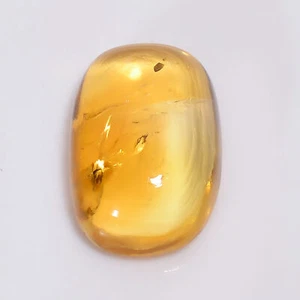 Natural Citrine Radiant Shape Cabochon Loose Gemstone 26.5 Ct 22X15X8 mm - Picture 1 of 5