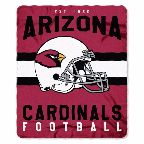 Arizona Cardinals NFL Northwest 50"x60" Singular Soft Fleece Throw Blanket FREE Cover