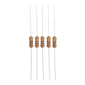 Radio Shack 10Ω ½W 5% Carbon-Film Resistors (5-Pack) Catalog №: 2711101 - Picture 1 of 2