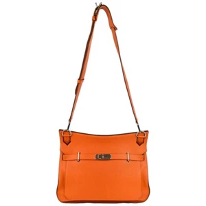 Hermes Orange Taurillon Clemence Jypsiere 34 Shoulder Bag 36C□N 176110 - Picture 1 of 10