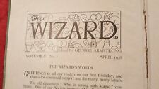 MAGIC - THE WIZARD - Vol 2 1948  Vinitage Magic & Magic History  - G. Armstrong
