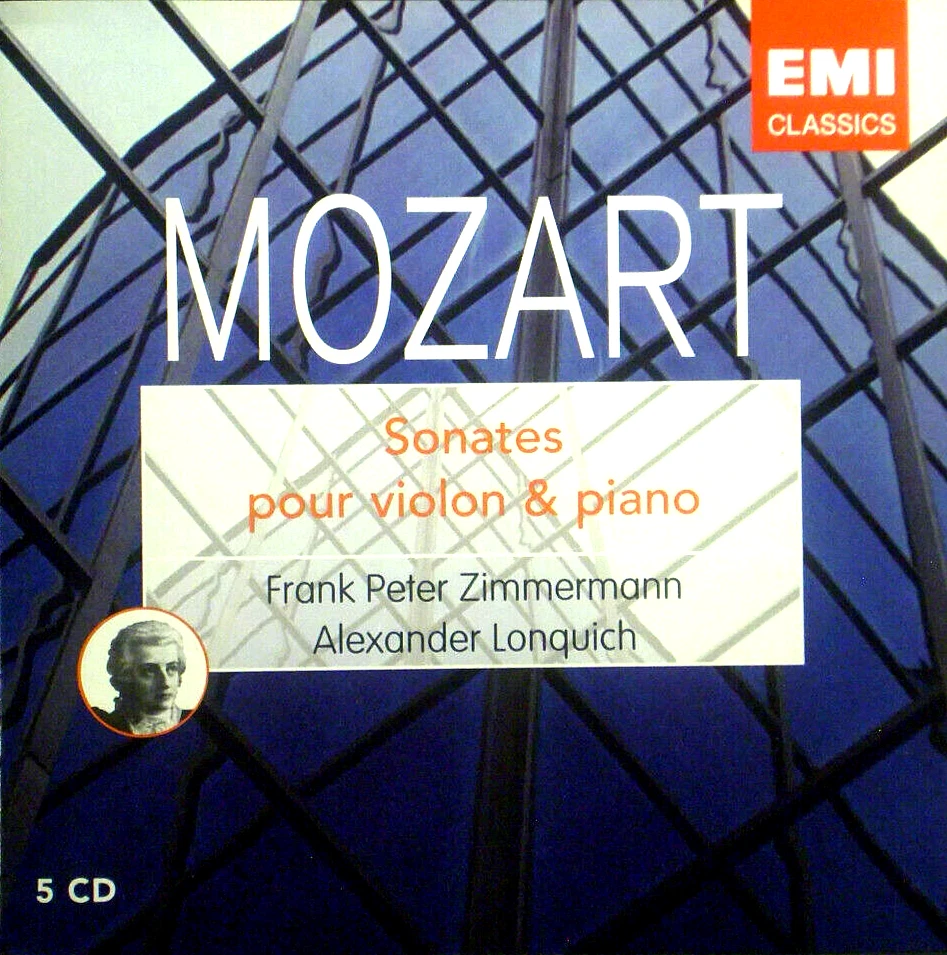 5-CD-Set MOZART - sonates pour violon & piano, Zimmerman,  I Zustand sehr gut I - Bild 1 von 1