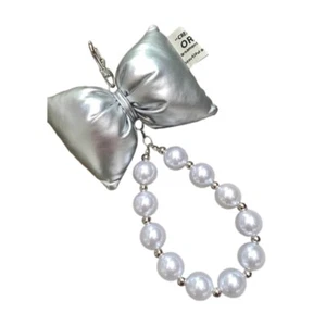 Hand-beaded Phone Pendant Novel Bowknot Tassels Y2k Girl Heart Phone Rope - Zdjęcie 1 z 8