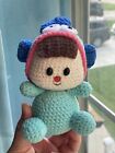 handmade crochet cutie Hangyodon cross Dressing Girl