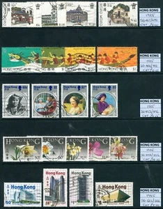 Hong Kong 1985 Full Sets SG467/470-488/491-493/496-SG503/506+SG498/502 Used £46 - Picture 1 of 1