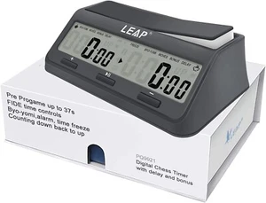 Reloj de Ajedrez LEAP 9921 Programa Actualizado Byo-yomi Bono de Retraso con Pantalla Grande - Imagen 1 de 6