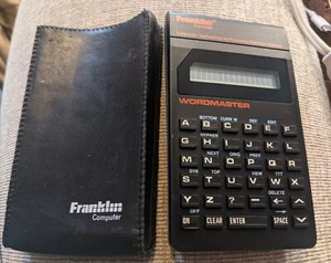 Franklin Wordmaster Computer Electronic pocket Dictionary made in 1988 WM-1200  - Picture 1 of 3
