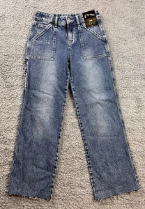 Art Class Girl's Size 7 High Rise Baggy Straight Jeans - Picture 1 of 9