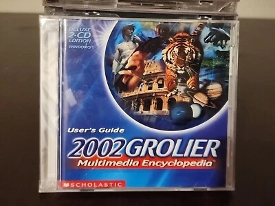 2002 Grolier Multimedia Encyclopedia User’s Guide SEALED Deluxe Edition Windows - Image 1 of 4