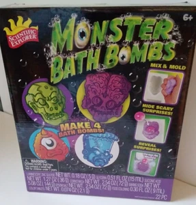 Scientific Explorer (Monster Bad Seifenbomben) Mix & Form Halloween Spaß Neu im Karton - Bild 1 von 3