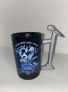 Disney Parks Rock N Roller Coaster Mug Cup Mickey Mouse Long Live Rock & Roll - Picture 1 of 12