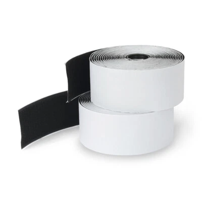 SINTRON KLETTBAND selbstklebend 50 mm 5 m schwarz Klettverbinder Hakenband/Flaus - Bild 1 von 4