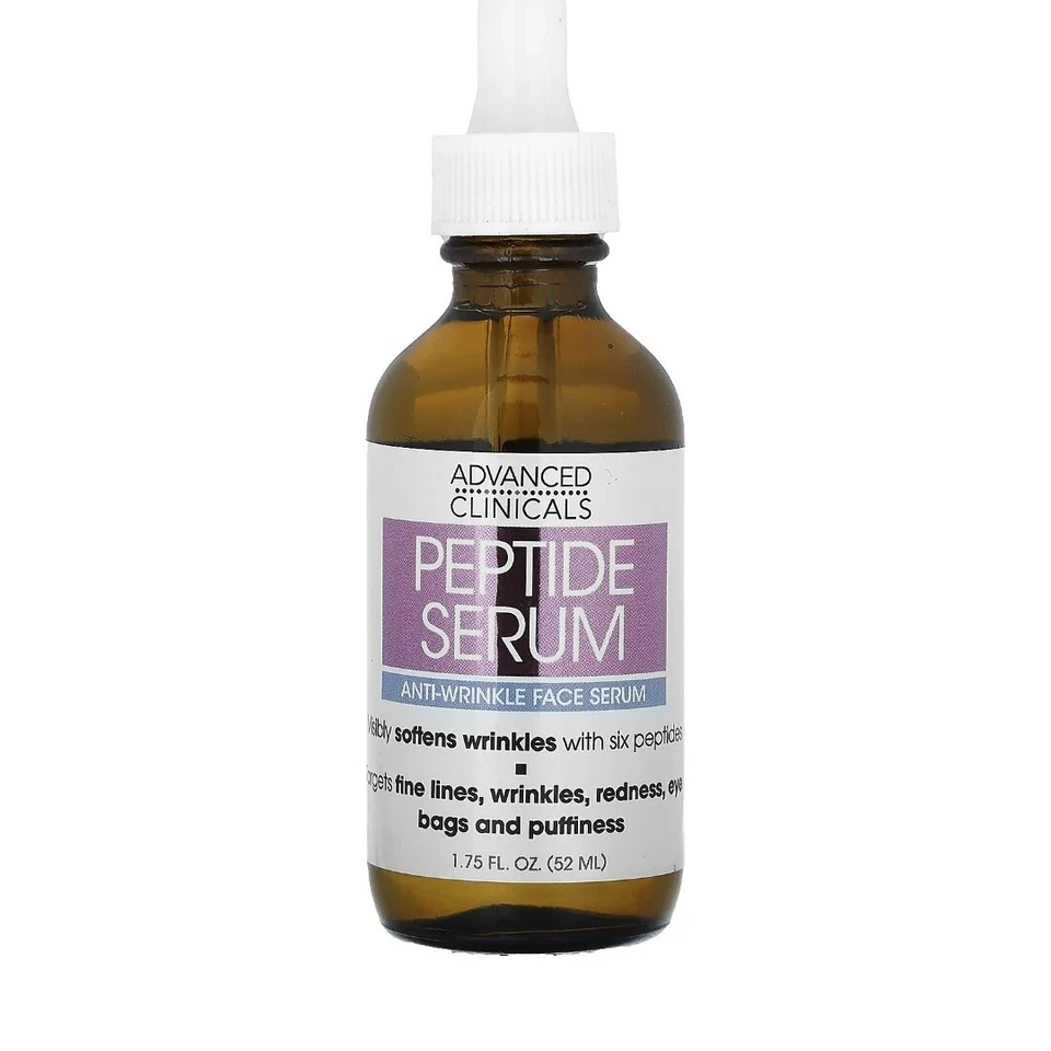 Advanced Clinicals Peptide Serum Anti-Wrinkle Face Serum 1.75 fl oz (52 ml) - Image 1 of 1