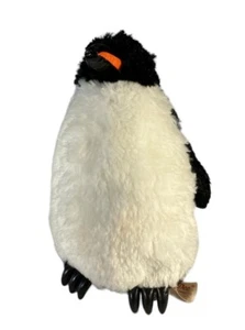Dan dee Penguin Plush  8 in. Black & WhiteSoft Cuddly Stuffed Toy Bird Beak Feet - Picture 1 of 10