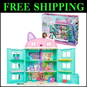 Experience Gabby’s Purrfect Dollhouse - 15-Piece Playset with Surprise Features - Picture 1 of 12