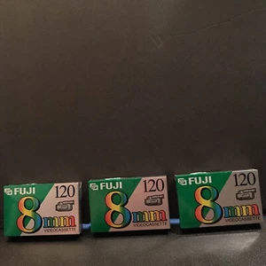 🔥Lot Of 3• Fujifilm 120 • 8MM • P6-120 • High Quality Videocassette Tapes - Picture 1 of 4