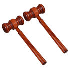 Kids Judge Gavels: Wooden Props for Role Play Game