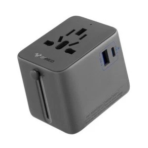 GONEO Universal Travel Plug Adapter(Charger) with USB A , C type - Picture 1 of 2