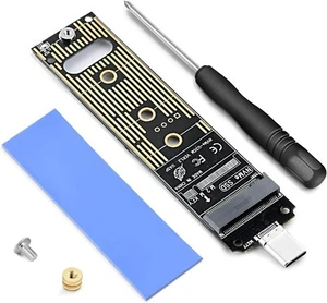 M.2 to USB C Adapter USB 3.1 Gen 2 to NVMe PCI-E M.2 SSD Converter Reader 10 - Picture 1 of 7
