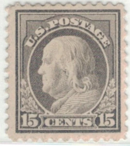 Sc# 514 Fifteen Cent Franklin MH - Picture 1 of 2