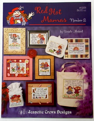 Jeanette Crews Designs Red Hot Mamas Counted Cross Stitch Pattern - Image 1 of 4