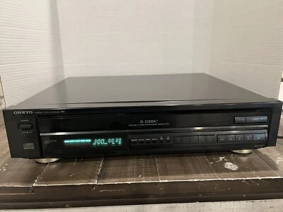 Onkyo DX-C100 5 Disc Compact Disc CD Changer Player AS IS Made In Japan 1990 - Image 1 of 4