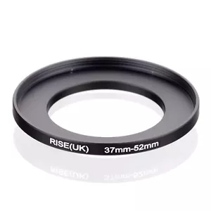 RISE(UK) 37mm-52mm 37-52 mm 37 to 52 Step Up Ring Filter Adapter black - Picture 1 of 3
