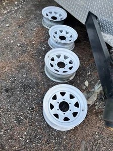 Trailer Rim 7.0-15 Used Set Of 4 - Picture 1 of 7