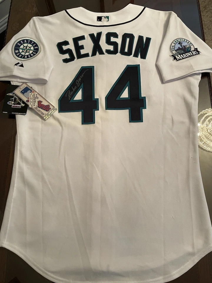 Autographed Richie Sexson #44 Seattle Mariners Authentic On-Field MLB Jersey NWT - Image 1 of 4