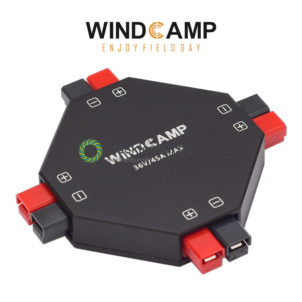 WINDCAMP AP-4 Splitter 4-CH DC Power Supply Distributor Connector NEW