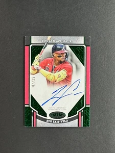 Ronal Acuna Jr 2024 Topps Tier One Auto /15 #ASA-RA Braves - Picture 1 of 2